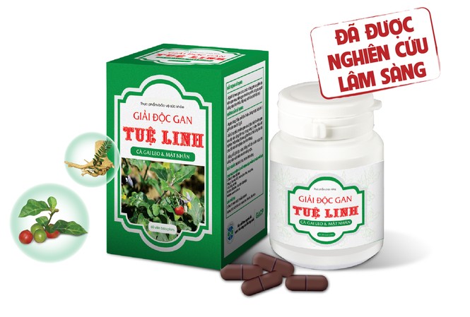 Giải độc gan Tuệ Linh – 10 năm trao tâm huyết, đón nhận triệu niềm tin Hộp sản phẩm Giải độc gan Tuệ Linh