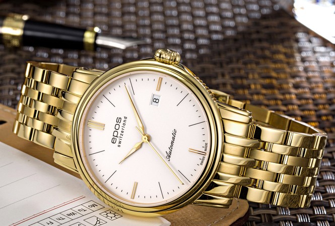 Mừng Giáng sinh và năm mới, Đăng Quang Watch giảm giá đến 50% Đồng hồ Epos Swiss E-3390.152.22.10.32