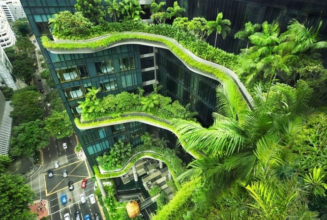 Gạch bê tông khí có thể làm thay đổi xu hướng vật liệu xây dựng năm 2020 Singapore là quốc gia điển hình trong xây dựng kiến trúc xanh tại Châu Á
