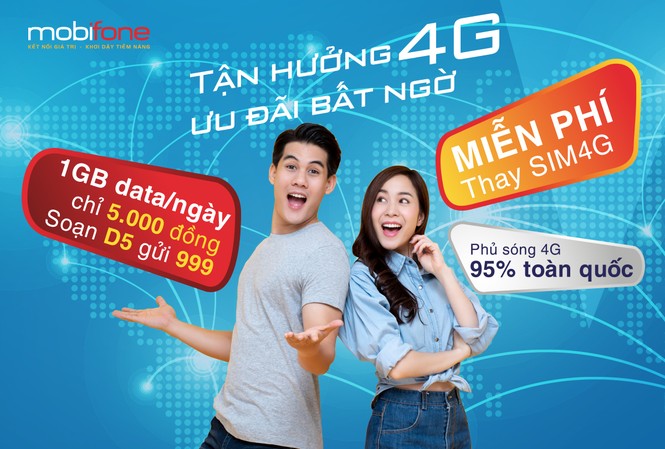 MobiFone đổi 1 triệu Sim 4G miễn phí dành cho khách hàng trên toàn quốc MobiFone đổi 1 triệu Sim 4G miễn phí dành cho khách hàng trên toàn quốc