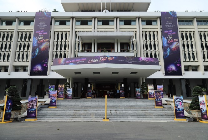 Vinpearl Grand World Condotel mang 'mưa' ưu đãi đến nhà đầu tư Hà Nội Dinh Độc Lập địa điểm lịch sử đặc biệt được lựa chọn làm nơi ra mắt Vinpearl Grand World Condotel.