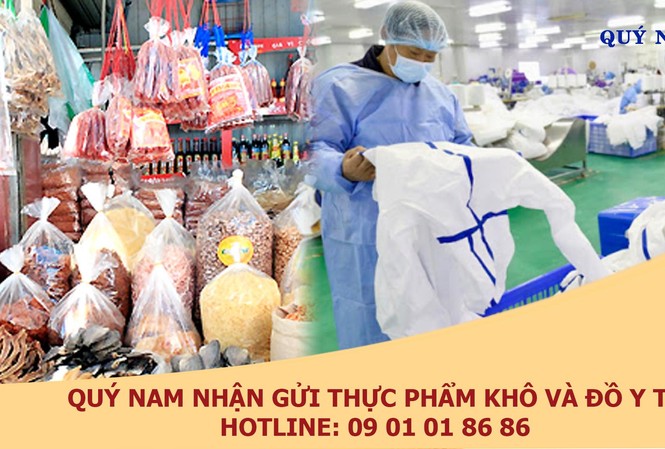 Dịch vụ gửi hàng đi Mỹ trong mùa dịch COVID 19 Quý Nam nhận gửi thực phẩm khô, đồ y tế sang Mỹ an toàn