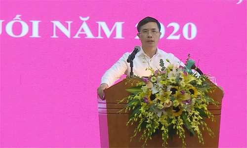 Agribank tổ chức Hội nghị sơ kết và triển khai nhiệm vụ 6 tháng cuối năm 2020 Đồng chí Phạm Đức Ấn - Chủ tịch Hội đồng Thành viên phát biểu chỉ đạo Hội nghị