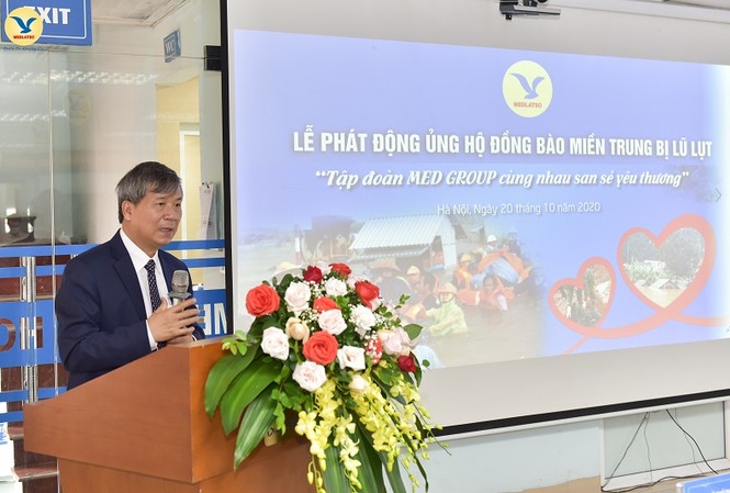 MEDLATEC ủng hộ 1 tỷ đồng cho đồng bào miền Trung GS Nguyễn Anh Trí chia chính thức kêu gọi CBNV tập đoàn chung tay quyên góp ủng hộ đồng bào miền Trung