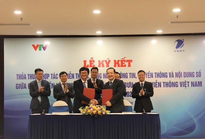 VNPT và VTV hợp tác để chuyển đổi số VNPT và VTV hợp tác để chuyển đổi số