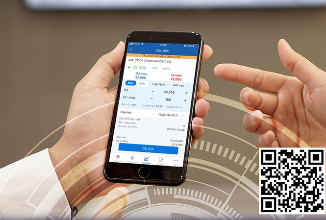 Sử dụng SSI IWIN - bước đầu tiên để trở thành nhà đầu tư 4.0 Quét QR code để tải ứng dụng SSI iWin và thực hành đầu tư chứng khoán ngay