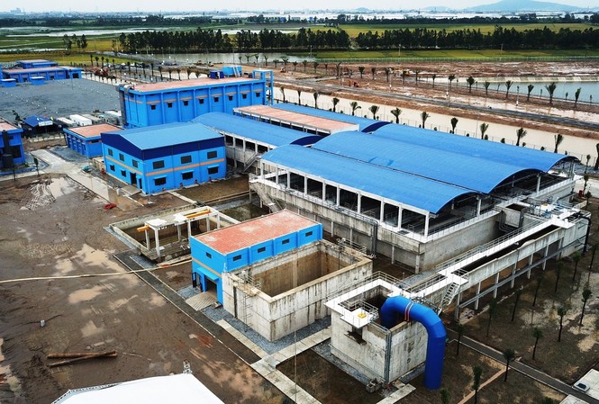 Không để tình trạng 'tay không bắt giặc' với dự án nước sạch Nhà máy nước sạch sông Đuống (ảnh minh họa). Ảnh: PV