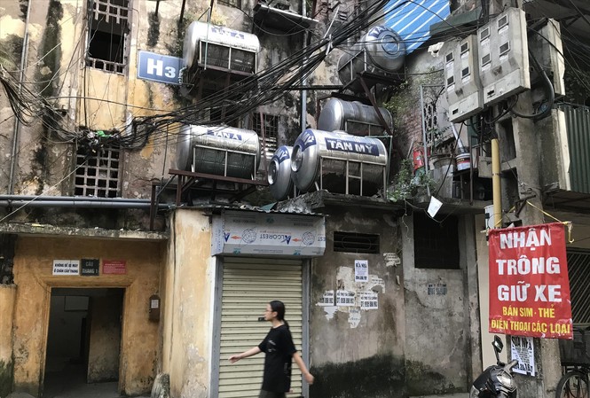 Chủ tịch Hà Nội: Vướng mắc cải tạo chung cư cũ, phải báo cáo Chính phủ Chung cư cũ Nguyễn Công Trứ gặp nhiều vướng mắc trong cải tạoẢnh: Minh Tuấn