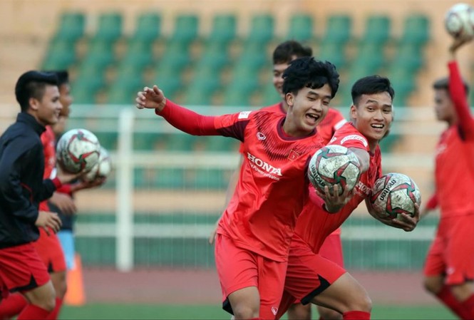 U23 Việt Nam và những miếng ghép cuối cùng Các tuyển thủ U23 Việt Nam sẵn sàng lên đường sang Thái Lan dự VCK U23 châu Á
ảnh: HỮU PHẠM