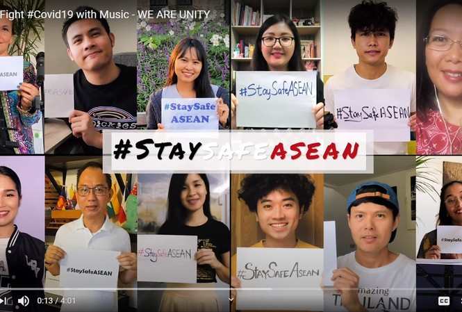 ASEAN cất cao tiếng hát đẩy lùi COVID-19 Các giọng ca đại diện ASEAN lan truyền thông điệp ở nhà để giữ an toàn vượt qua COVID-19
