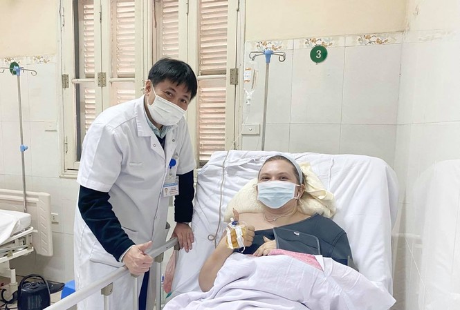 Cứu người phụ nữ nước ngoài bị tai nạn giao thông gãy 10 xương sườn, 'nát' gan, lách Nạn nhân đã hồi phục kỳ diệu. Ảnh: Bệnh viện cung cấp