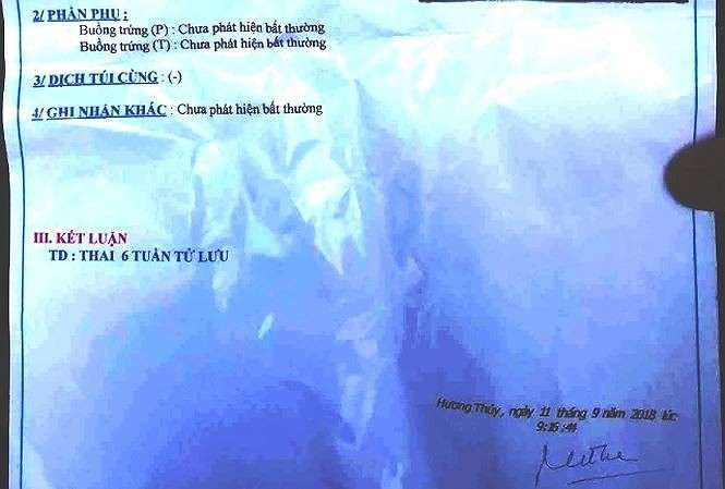 Mới nhất vụ chẩn đoán sai thai chết lưu: Sở Y tế nhập cuộc Sau khi báo chí phanh phui vụ chẩn đoán "nhầm" suýt ảnh hưởng tính mạng thai nhi, lãnh đạo Trung tâm Y tế Hương Thủy chỉ gọi điện giải thích và xin lỗi qua loa đối với thai phụ và người nhà.