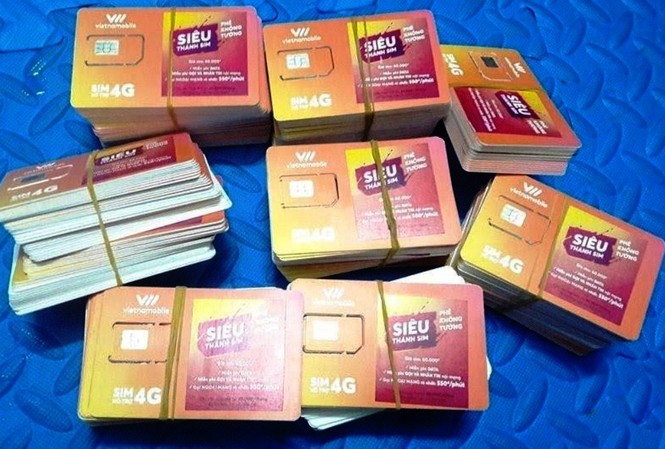 Một doanh nghiệp bị phạt 30 triệu đồng vì bán SIM 'rác' Điểm bán hàng tại TT-Huế của Chi nhánh Công ty Cổ phần Viễn thông Di động Vietnamobile tại Đà Nẵng bị phát hiên bán hàng loạt SIM rác (ảnh minh họa)