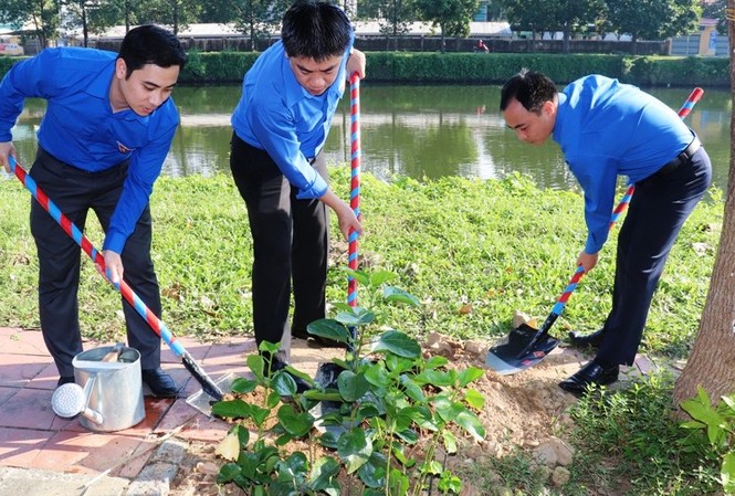 Đoàn viên thanh niên cụm Bắc Trung Bộ hưởng ứng 'Chủ Nhật xanh' tại Huế Đại diện cán bộ Tỉnh Đoàn TT-Huế, Ban Thường vụ Trung ương Đoàn hưởng ứng ngày Chủ Nhật xanh và triển khai tuyến đường hoa thanh niên tại Huế dáng 24/11