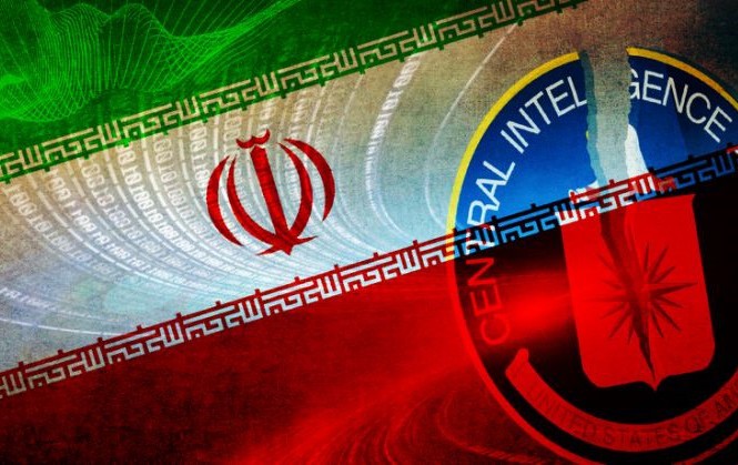 THẾ GIỚI 24H: Iran phá vỡ đường dây gián điệp CIA, xử tử hình một số điệp viên Hình cờ Iran và biểu tượng CIA. Ảnh: Yahoo.
