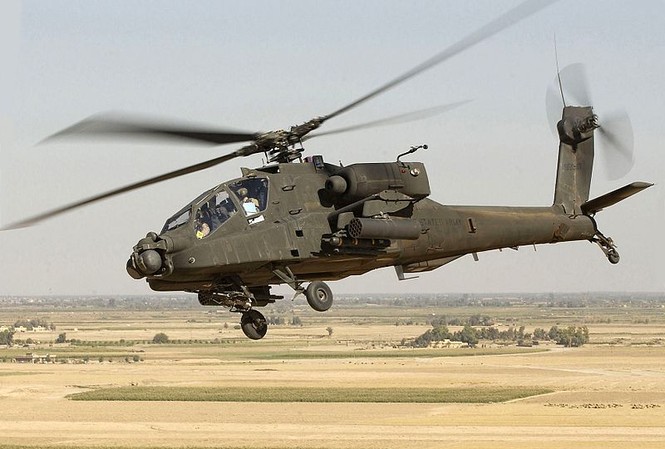 Maroc chi 1,5 tỷ USD mua 24 trực thăng tấn công AH-Apache Maroc đặt mua 24 pháo hạm AH-Apache với giá 1,5 tỷ USD. Ảnh: Wikipedia
