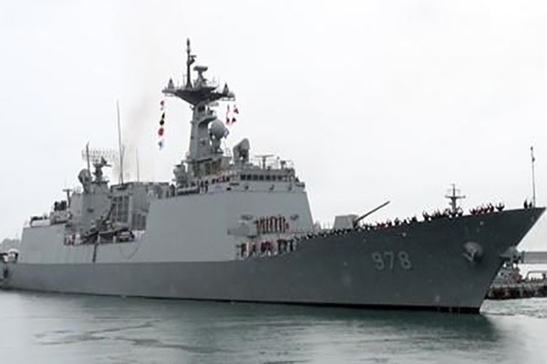 Hàn Quốc gia nhập liên minh hàng hải trên eo biển Hormuz Tàu hải quân Hàn Quốc. Ảnh: Yonhap