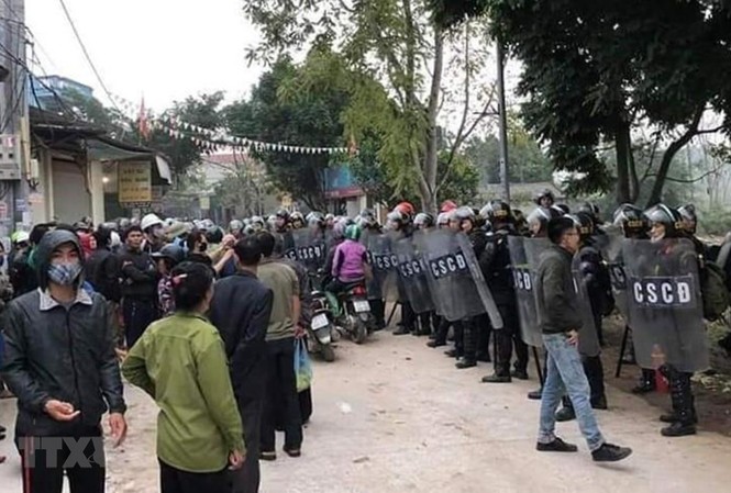 Diễn biến vụ gây rối trật tự, chống người thi hành công vụ ở Đồng Tâm Diễn biến vụ gây rối trật tự, chống người thi hành công vụ ở Đồng Tâm