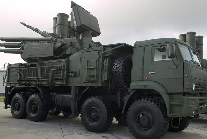 Nga bác tin Thổ Nhĩ Kỳ phá hủy 8 hệ thống phòng không Pantsir tại Syria Hệ thống phòng không Pantsir. Ảnh: TASS