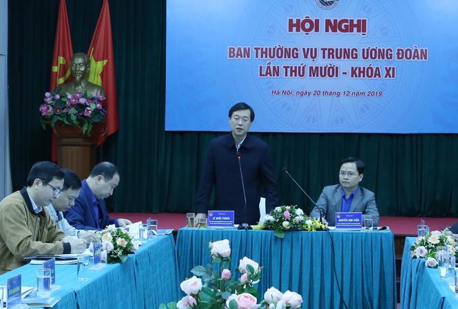 Nắm bắt và đáp ứng nhu cầu của thanh niên Anh Lê Quốc Phong, Ủy viên dự khuyết BCH T.Ư Đảng, Bí thư thứ nhất T.Ư Đoàn cho rằng, năm 2019 là năm tạo nhiều cảm xúc, cảm hứng cho ĐVTN xung kích, tình nguyện, thực hiện nhiều công trình, phần việc ý nghĩa. Ảnh: Lâm Đảng Hải.