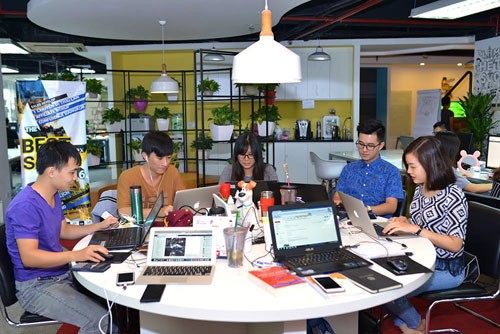 Tìm kiếm các nhà khởi nghiệp sáng tạo công nghệ V3 Track 2020 tìm kiếm những công ty khởi nghiệp cung cấp các sản phẩm, dịch vụ và giải pháp công nghệ mang tính sáng tạo. Ảnh: Phương Nga