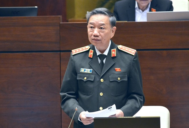 Cần thiết xử lý hình sự hành vi sử dụng súng tự chế Đại tướng Tô Lâm, Bộ trưởng Bộ Công an. Ảnh Như Ý
