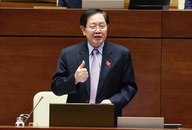 Bộ trưởng Lê Vĩnh Tân: 'Lúc 1 giờ sáng anh em cơ quan Bộ Nội vụ vẫn còn làm việc' Bộ trưởng Lê Vĩnh Tân.