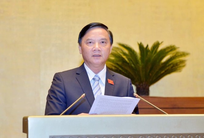 Cán bộ xin từ chức, Bộ trưởng sẽ quyết định Chủ nhiệm Uỷ ban Pháp luật Nguyễn Khắc Định. Ảnh Như Ý