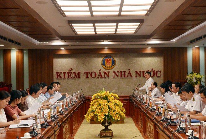 Đảng bộ KTNN đã thực hiện xong quy trình 5 bước về nhân sự Đảng ủy KTNN báo cáo Đảng ủy khối các cơ quan Trung ương vể công tác chuẩn bị Đại hội