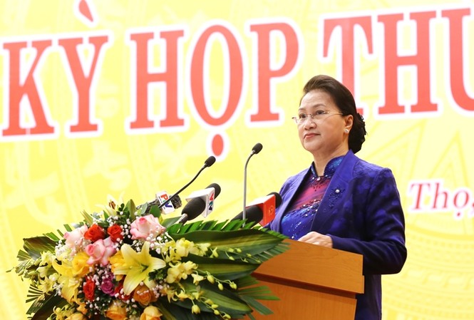 Chủ tịch Quốc hội: Chuẩn bị thật tốt phương án nhân sự, lựa chọn người được tín nhiệm Chủ tịch Quốc hội Nguyễn Thị Kim Ngân. Ảnh ND