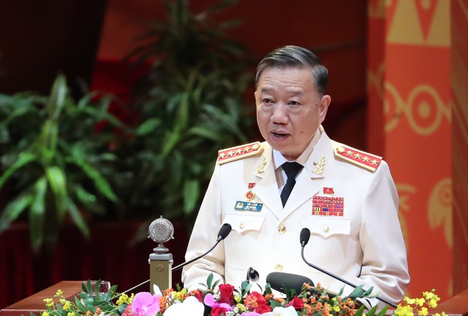 Đại tướng Tô Lâm: Bảo vệ an ninh con người, an ninh chế độ Đại tướng Tô Lâm, Bộ trưởng Bộ Công an. Ảnh: Như Ý