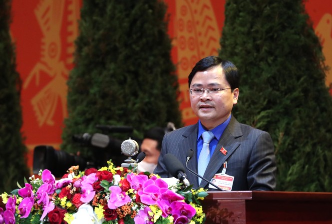 Tuổi trẻ Việt Nam bằng hành động cụ thể đưa Nghị quyết Đại hội vào cuộc sống Anh Nguyễn Anh Tuấn, Bí thư thứ nhất BCH Trung ương Đoàn TNCS Hồ Chí Minh. ẢNH NHƯ Ý