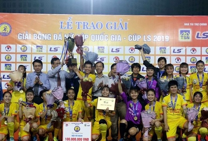 Phong Phú Hà Nam vô địch giải bóng đá nữ Cúp Quốc gia Phong Phú Hà Nam vô địch giải bóng đá nữ Cúp Quốc gia