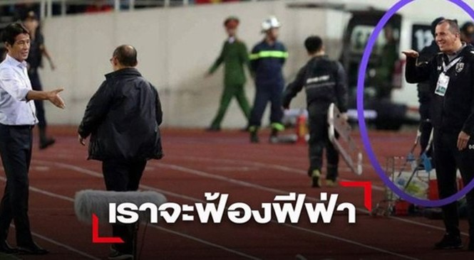 Trợ lý tuyển Thái Lan phủ nhận khiêu khích HLV Park Hang Seo Trợ lý tuyển Thái Lan phủ nhận khiêu khích HLV Park Hang Seo