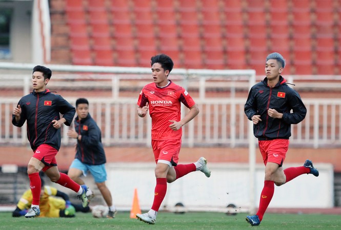 Tuyển U23 Việt Nam tập buổi đầu tại TP.HCM Tuyển U23 Việt Nam tập buổi đầu tại TP.HCM