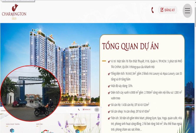Dự án Charmington Iris của Sabeco trên “đất vàng” bị đình chỉ Dự án Charmington Iris của Sabeco trên “đất vàng” bị đình chỉ