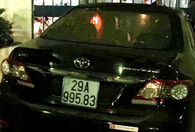 Dừng công tác trưởng Ban nội chính tỉnh Thái Bình vì lái xe gây tai nạn chết người Chiếc xe gây tai nạn.