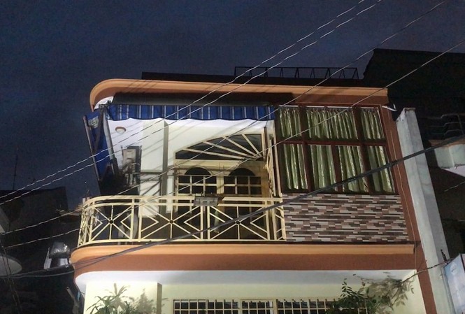 Cháy nhà trước đêm giao thừa ở Sài Gòn, cả khu dân cư náo loạn Căn nhà xảy ra vụ cháy.