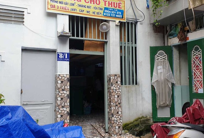 Chồng bóp cổ vợ tới chết rồi cắt tay tự tử vì ghen Khu nhà trọ xảy ra vụ việc.