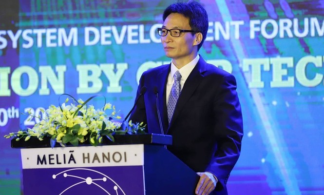 Phó Thủ tướng:Thanh toán không dùng tiền mặt là 'thúc đẩy' nền kinh tế Internet Phó Thủ tướng Vũ Đức Đam phát biểu tại diễn đàn