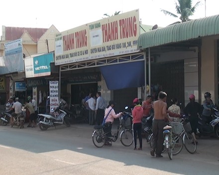 Tiệm vàng trình báo bị mất trộm 30 lượng vàng giữa trưa Tiệm vàng Thành Trung