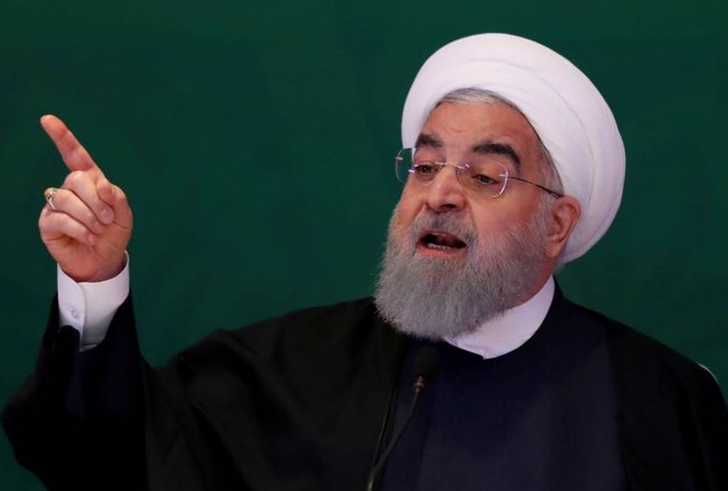 Tổng thống Iran: Cuộc chiến chống Tehran là ‘mẹ của các loại chiến tranh’ Tổng thống Iran Hassan Rouhani. Ảnh: Reuters