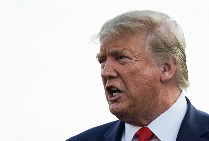 Ông Trump nói Mỹ áp lệnh trừng phạt khắc nghiệt nhất lên Iran Tổng thống Mỹ Donald Trump. Ảnh: Reuters