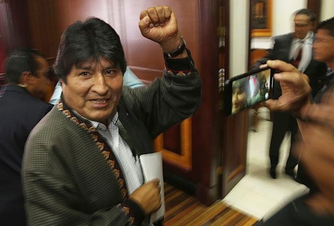 Cựu Tổng thống Bolivia điều hành chiến dịch tranh cử từ nước ngoài Cựu Tổng thống Bolivia Evo Morales. Ảnh: Washington Post