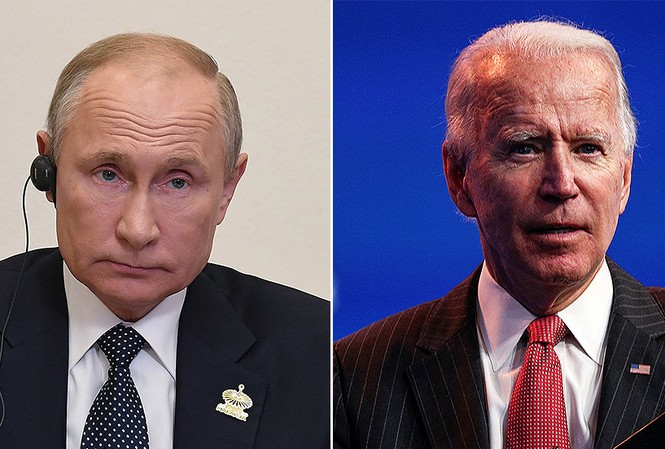 Tổng thống Nga Putin phủ nhận tin đồn bất hòa với ông Joe Biden Ảnh minh họa: RT