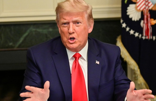 Tổng thống Trump nêu điều kiện để ông Biden được vào Nhà Trắng Tổng thống Trump. Ảnh: Reuters