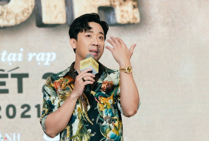 Trấn Thành: 'Nếu phim không thắng, tôi mất triệu USD' Trấn Thành tự nhận là trùm thị phi. Ảnh: Bá Ngọc.