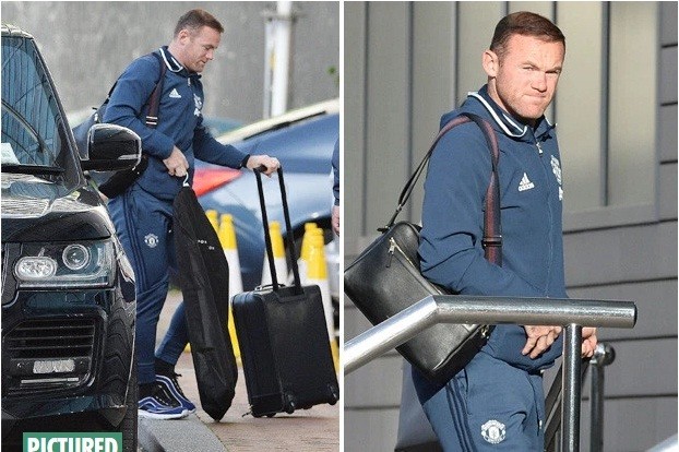 Bị Mourinho 'trảm', Rooney lủi thủi tới khách sạn? Rooney lủi thủi tới khách sạn Lowry.