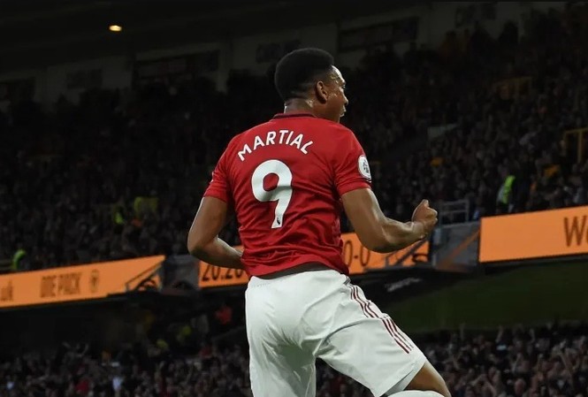 Ngôi sao Martial hướng tới kỷ lục ghi bàn tại M.U Anthony Martial đang có phong độ cao trong màu áo M.U.