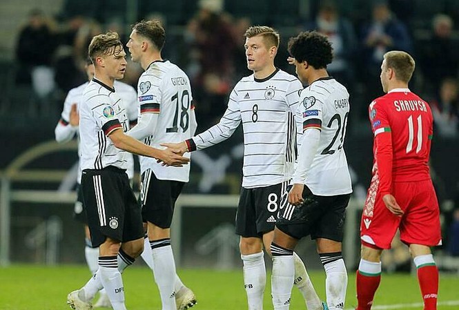 Đức và Hà Lan dắt tay nhau tới VCK EURO 2020 Vùi dập Belarus, Đức chính thức giành vé dự VCK EURO 2020.
